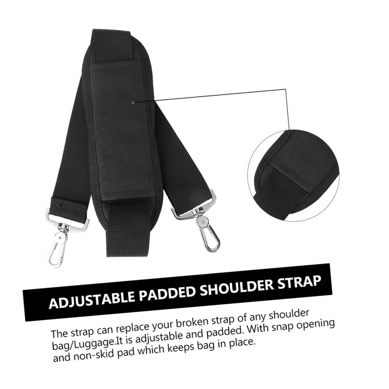 KONTONTY Adjustable Padded Shoulder Strap for Bags Luggage Briefcases with