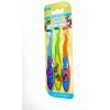 Brushbuddies Soft Toothbrushes Dino Dinosaurs 3 Count Pack -