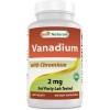 Best Naturals Vanadium with Chromium 2mg 180 Tablets