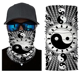 Fleece Lined Neck Warmer - Yin Yang, multicoloured, Unit size