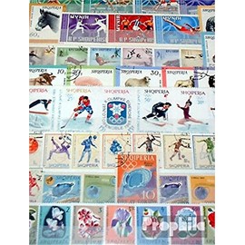 Albania 75 various special stamps in complete issue (Stamps for collectors)