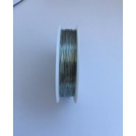 Unbranded 2 Craft Wire Silver Color 0.4 mm 25M