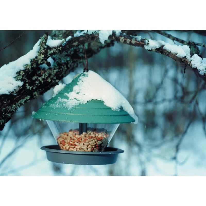 Hammarplast 9325409 Bird Feeding House 27 cm Black or Green,