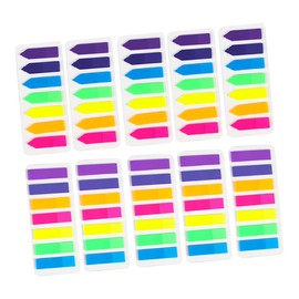 Operitacx 10st Haftnotiz Zeitschrift Fluoreszierende Aufkleber Nachrichtenaufkleber Registerkarten Für Seitenmarkierungen Signatur-klebestreifen Bandfahnen Textmarker Das Haustier Colorful