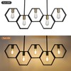 ACNKTZ 5-Light Dining Room Light Fixtures Over Table, Industrial Kitchen
