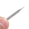 LIBOQIAO 10Pcs 0.6mm Carbide End Mill Engraving Milling Cutter CNC