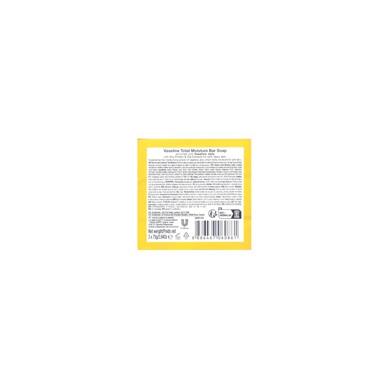 Vaseline Healty Plus Total Moisture Soap 12 x 75g |