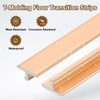 uxcell 2.9ft x 0.31" t Molding Floor Transition Strips, Aluminium