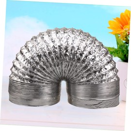 TEHAUX 2pcs Air Conditioning Vent Hose 1.5m Length 100mm Diameter Double-layer Thick Fireproof Coated for Ducting