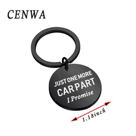 CENWA Car Addict gift Car Enthusiast Gift Car Lover Gift Just One More Car Part I Promise, Black
