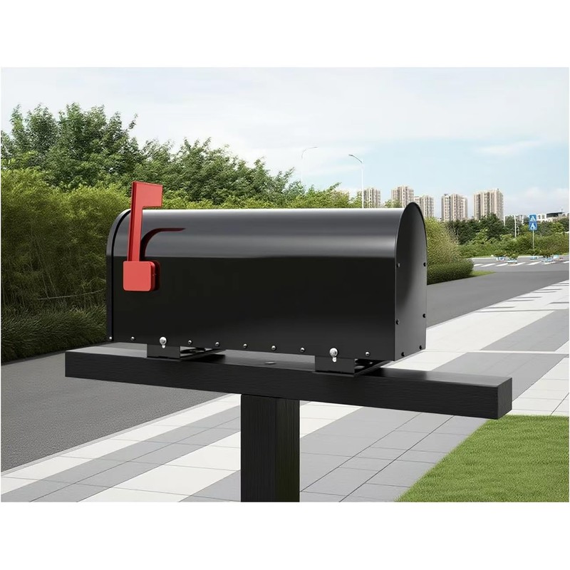 yskjyxgs Adjustable Mailbox Bracket,Carbon Steel,Adjustable Design(fits mailboxes with 5-1/4" to