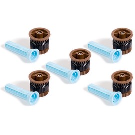 Rain Bird Nozzle for he or Vans 15 Mile Remote Static Sprinkler e.g. Work Heavy Duty Black 3.3 M to 4.6 m, Water Saving, 5 pieces (12 he-van, Brown)