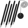 Outus 6 Pcs Clipboard Pens with Chain Reception Counter Security