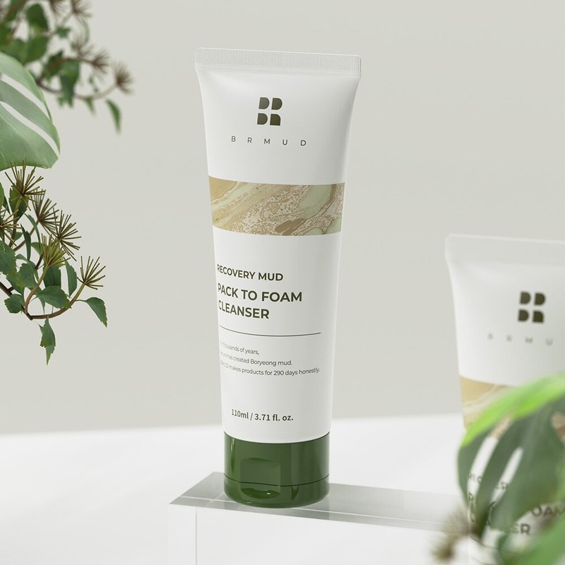 BRMUD Recovery Mud Pack To Foam Cleanser - BRMUD Recovery