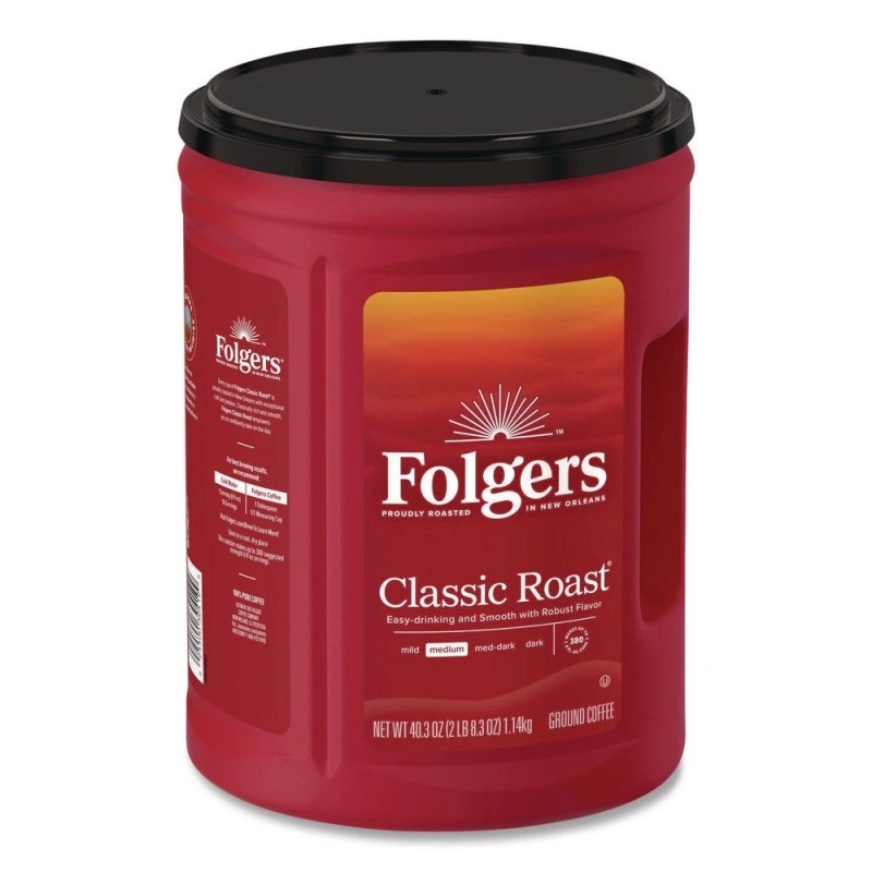 Folgers 30419EA 40.3 oz. Classic Roast Ground Coffee - Classic