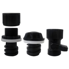 LO MERECES Cooler Drain Plug Hose Connection w/3/4’’ Convenient On/Off Valve for YETI cooler, for YETI Tundra Cooler, for Roadie Cooler