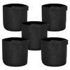 FiveSeasonStuff 1 Gallon Grow Bags Upgraded Heavy Duty Handles, 5
