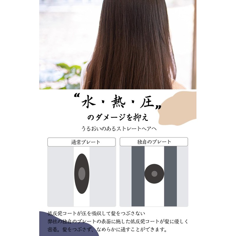 【2024新登場】 ヘアアイロン ストレート 2way 24mmプレート マイナスイオン ストレートアイロン 80℃～230℃温度調整 LCD液晶モニター表示 ワンタッチロック