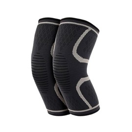 Anti-Slip Knee Brace (1PC) Exercise & Joint Support Sports Band Fitness Band Black/XL 2ea