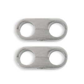 Earl's 167210 Polished Aluminum 5/8" Hose & Tube Separator - Set of 2 (7.1117G)