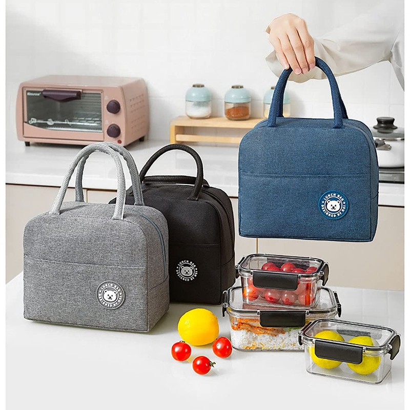 Lunch Bag, Thermal and Cold Insulation, Large Capacity, Lightweight, Waterproof,