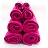 Lex's Linens Pack of 2 100% Combed Cotton Hot Pink