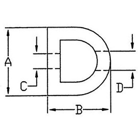 Buyers Products D232 Extruded D-Shaped Rubber Bumper, 2-1/8 X 1-7/8 X 32, 3 Holes, Truck And Trailer Protection, Durable Dock Bumper For Equipment And Delivery Bays