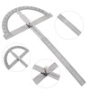 Degree Gauge 0-180°, Protractor Stainless Steel Protractor with Metal Locking