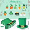 Daifunli 3 Set St. Patrick's Day Finger Puppets Leprechaun Felt