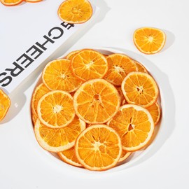 Dried Orange Slices, Dehydrated Orange Slices for Cocktails Decoration/Fruit Tea/Baking/Garland/Crafts,100% Natural No Additives No Sugar Added (3OZ/85g)