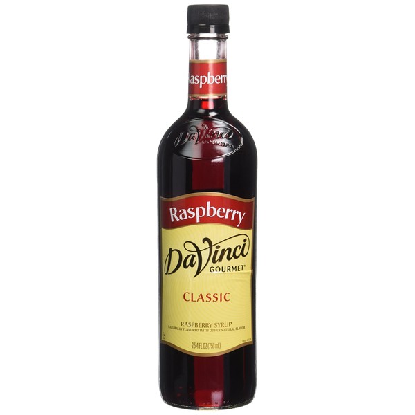 Da Vinci Gourmet Syrups Raspberry Syrup 750 ml Bottle