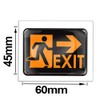 SkinoEu 2 x 3D Gel Emergency Exit Sign Orange Route