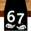 Heyfary Funny 6 7 Birhday Table Runner Six Seven I