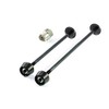 Pitlock Set 03 for Front and Rear Wheel Black