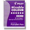 Pilot Parallel Pen Ink Refills for Calligraphy Pens, Purple, 6 Cartridges per Pack (77309)