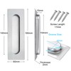 Malimali 2 Pack Stainless Steel Recessed Sliding Handles, 180mm Flush