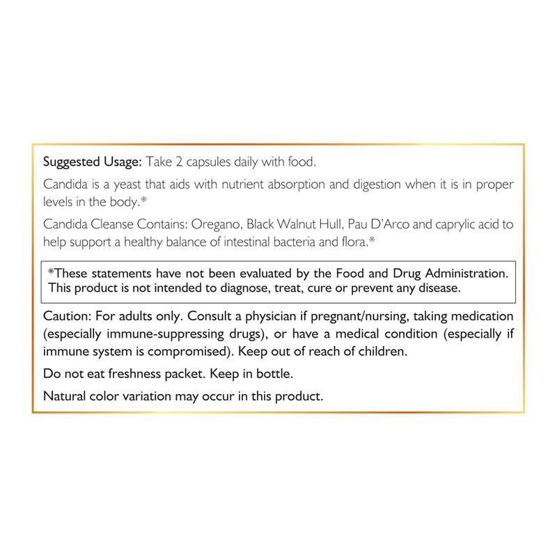 Cocó March N.M.D Candida Cleanse – 30 Day Herbal Detox
