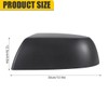 RACBOX Texture Black Driver Side Mirror Cover Cap Replacement Compatible