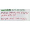 Dole California Dates 8 Ounce Fiber Rich Gluten Free Snack