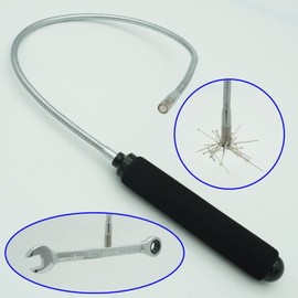 VASTOOLS Flexible Magnetic Pickup Tool Set, 2LB & 5LB, 25" Bendable Extension Magnetic Pickup