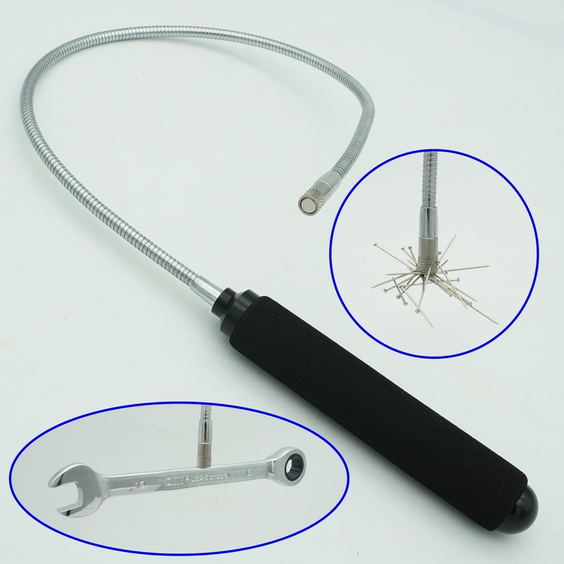 VASTOOLS Flexible Magnetic Pickup Tool Set, 2LB & 5LB, 25"