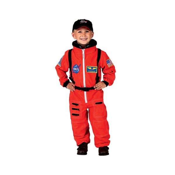 Aeromax Jr. Astronaut Costume Orange Toddler