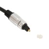 Optical Sound Cable Gold Plated Connector Clear Digital Sound Fiber