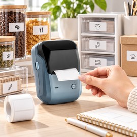 B1 Portable Thermal Label Printer for Home Organization – Bluetooth 2-Inch Label Maker for Self-Adhesive Stickers & Tags