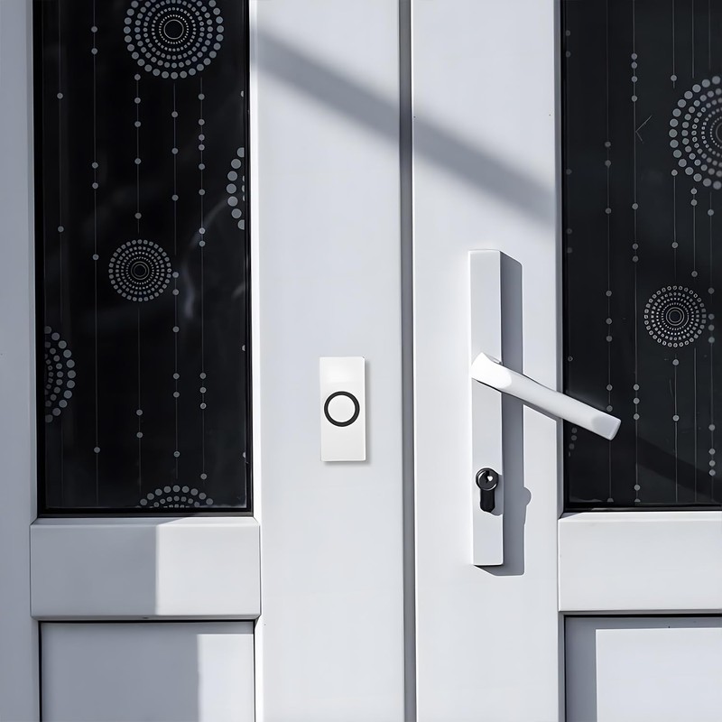 2 Pcs Universal Wired Doorbell - Garage Doorbell Button Chime