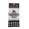 Guinness - Waffle Tea Towel - Embroidered Logo - Black