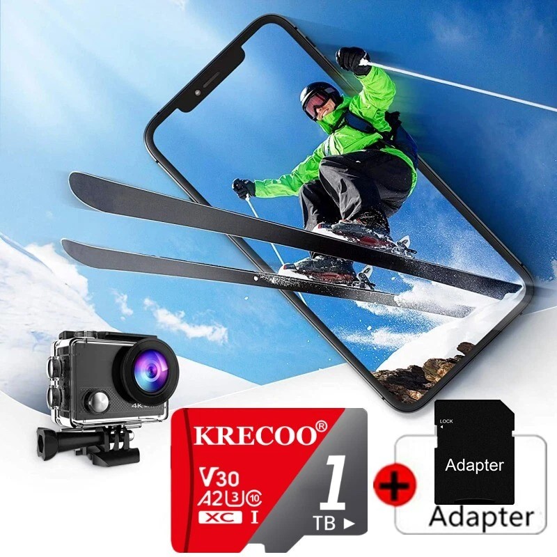 KRECOO Micro SD Card Ultra Memory Card 1TB 4K TF