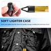 MUQIDA 2PCS Retractable Lighter Leash, Anti Lost Lighter Holder Keychain