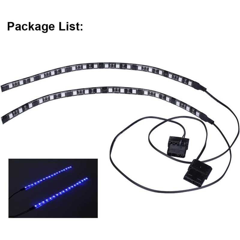 Miheal LED Light Strip Computer Lighting White, Magnetic, Molex Connector,