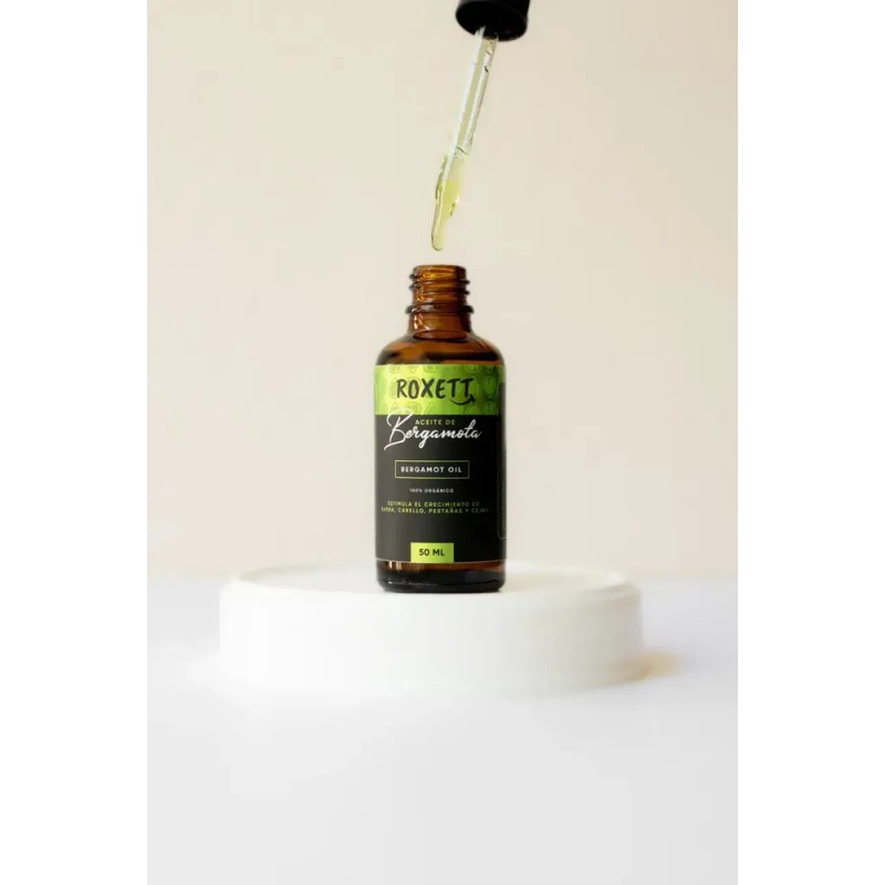 Aceite De Bergamota Natural Para Cabello, Barba, Cejas Y Pestañas